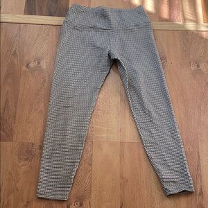 Black and tan Houndstooth Leggings